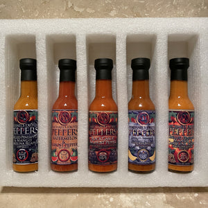 Collection Pack Type 4 - Trivecta Pack - 5-Pack of Hot Sauces 5.5 fl oz