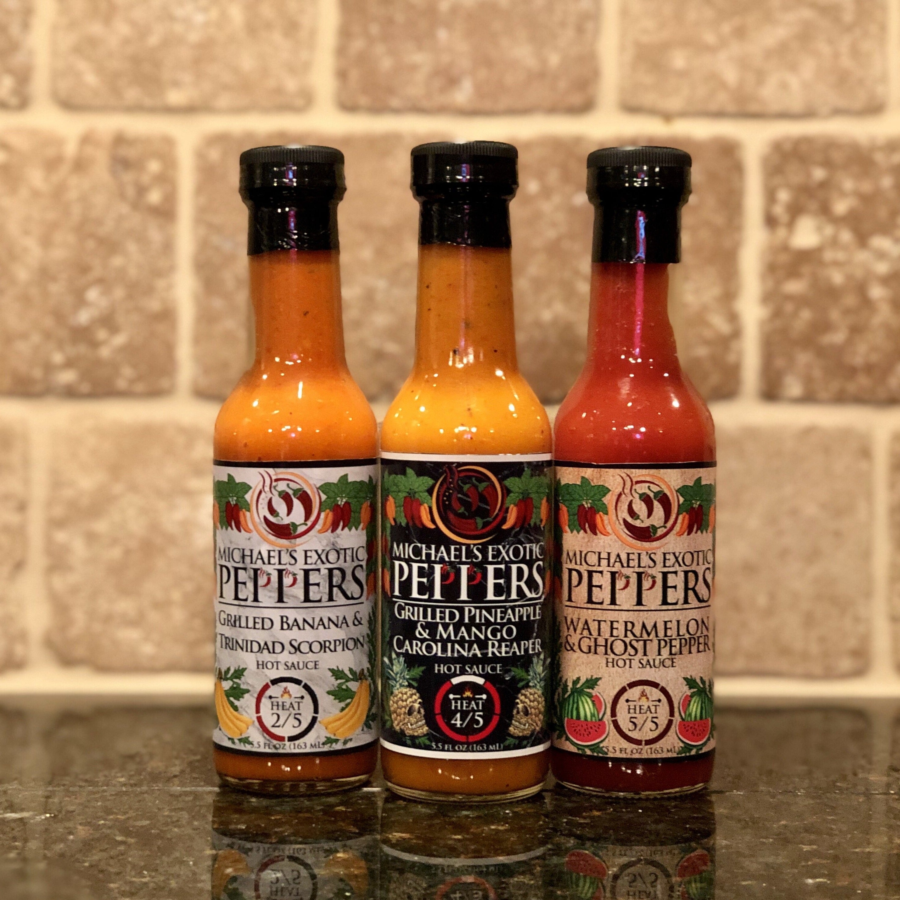 Hot Sauce 3-Pack ⚡ Trio Sauces Piquantes