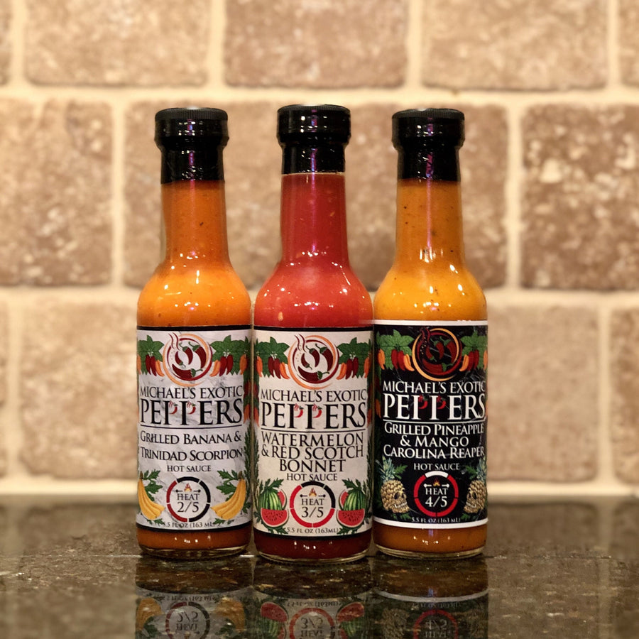 Collection Pack Type 2 - 3-Pack of Hot Sauces 5.5 fl oz